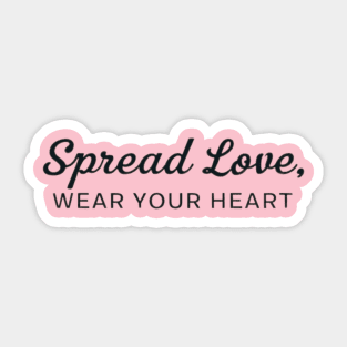 spread love Sticker